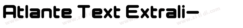 Atlante Text Extrali字体转换